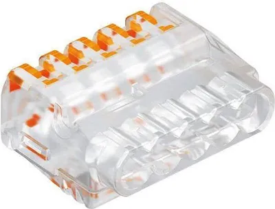 Zdjęcie produktu dla 50 sztuk OBO Bettermann Vertr uniwersalny zacisk dla 5 przewodów 61 525 FL / 594280 (2054458)