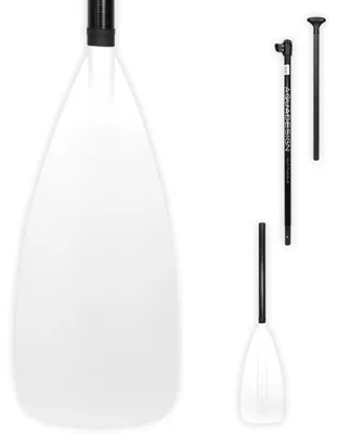 Imagen del producto de Aquadesign Fibre 3 Remo SUP caña de fibra de vidrio 3 piezas 170-215 cm - Blanco