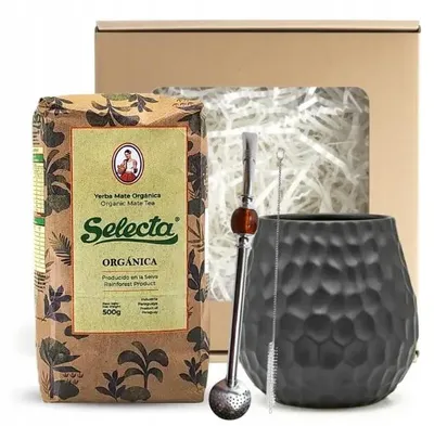 Obrázek produktu pro Dárková sada: Organická yerba mate Selecta a příslušenství