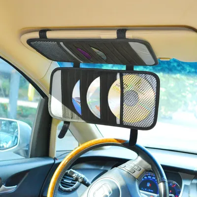 Produktbild von Auto-Sonnenblende-Organizer für 30 CDs/DVDs - Schwarz