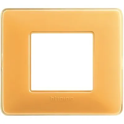 Obrázek produktu pro Bticino Matix 2modulová žlutá deska AM4802CAB