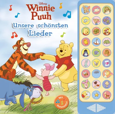 Produktbild von Disney Winnie Puuh: Unsere schönsten Lieder - 27-Button-Soundbuch