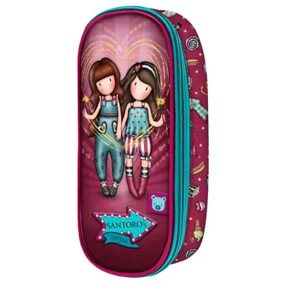 Produktbild von Schulmäppchen Gorjuss Fireworks Granatrot (10 x 23 x 6 cm)