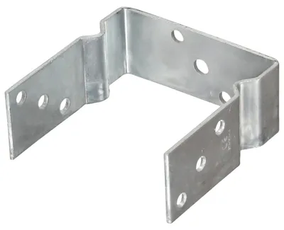 Immagine prodotto di vidaXL Supporti per pali 12 pezzi argento 14×6×15 cm Acciaio zincato