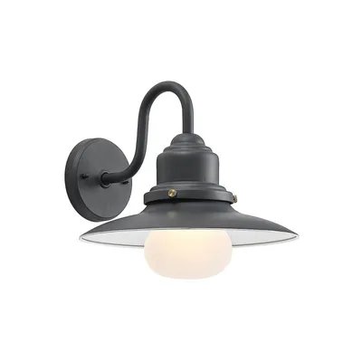 Produktbild von Lindby Außen-Wandleuchte Roisin, anthrazit, Metall, 31 cm