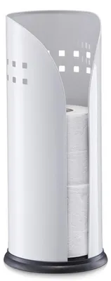 Produktbild von Zeller Toilettenrollenhalter, weiß, Metall Ø14,5x34,5