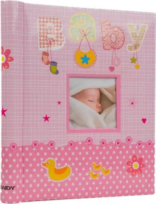 Obrázek produktu pro Fotoalbum samolepicí 22,5x28 cm 40 stran dětské Duckling 2 růžové
