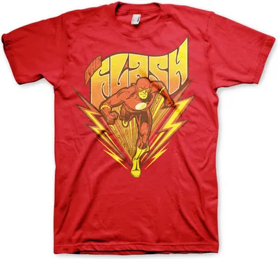 Produktbild von The Flash Classic T-Shirt - Small - Red