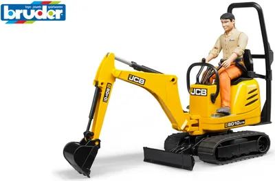 Obrázok produktu pre Bruder JCB 8010 CTS mikro rýpadlo a stavebný robotník