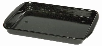 Produktbild von Riess Bratrohrpfanne niedrig 33/42/4,5 Back- Bratform Emaille schwarz