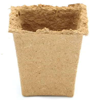 Artikelbild 7 von '5 x 5 cm Anzuchttopf quadratisch auf Holzfaser Basis'