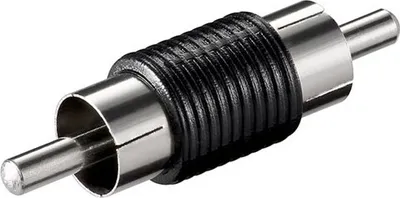 Image de Adaptateur RCA Wentronic, mâle-mâle - fiche RCA > fiche RCA