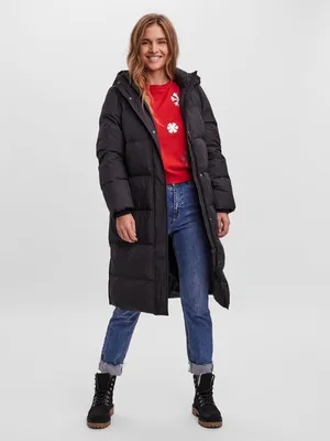 Immagine prodotto di VERO MODA Giacca lunga Puffer Parka invernale trapuntato con cappuccio VMERICAHOLLY Taglia: S