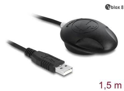 Produktbild von Navilock NL-802U EVA-M8Q USB 2.0 Multi GNSS Empfänger u-blox 8 1,5 m