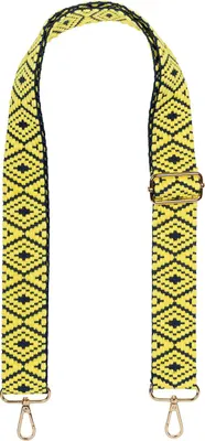 Produktbild von styleBREAKER Taschen Schulterriemen mit Azteken Muster, Wechsel Taschengurt mit Karabinerhaken, verstellbar, Unisex 02013015