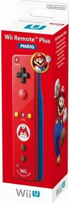 Produktbild von WiiU Remote Plus Mario Edition - rot