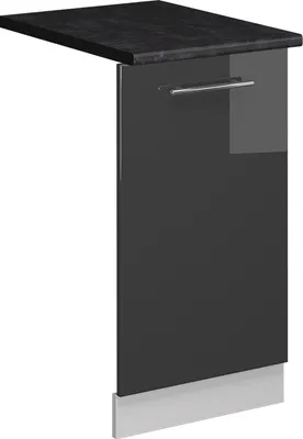 Image de Façade de lave-vaisselle Vicco Fame-Line Anthracite Haute brillance 45cm , PT Anthracite, Model 54786