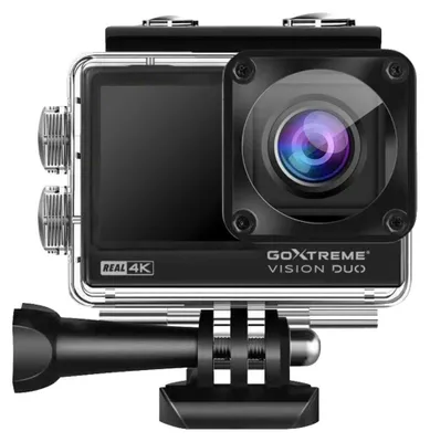 Produktbild von GoXtreme Vision DUO, 4K Ultra HD, 12 MP, 120 fps, WLAN, 1050 mAh, 68 g