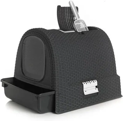 Image de Cage pour chat anthracite 51 x 38 x 39 cm - taille unique