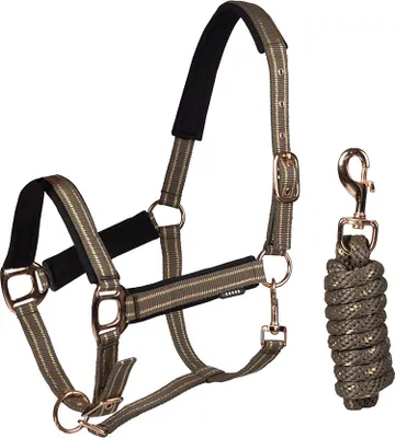 Produktbild von Horka Deluxe Halfter Und Führstrick Braun Pony Braun Pony
