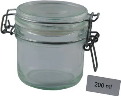 Produktbild von Omega Drahtbügelglas 200 ml 8,3x8,5 cm