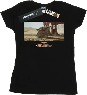Produktbild von Star Wars - "The Mandalorian The Child" T-Shirt für Damen BI42978 (L) (Schwarz)