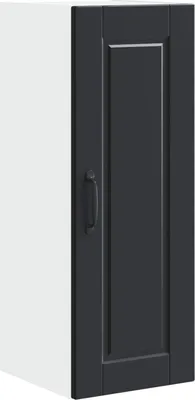 Immagine prodotto di vidaXL Armadio da parete PORTO Nero 30 x 31 x 80 cm in materiale derivato dal legno