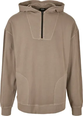Produktbild von Urban Classics - Overdyed Camp Troyer Hoody khaki - XXL
