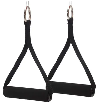 Image de Sangle de musculation avec 4 poignées - Noir