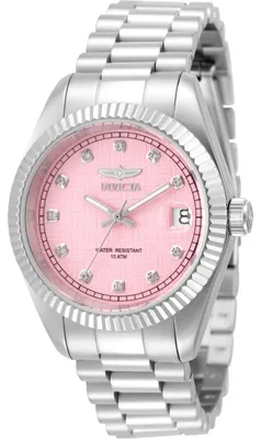 Obrázok produktu pre Invicta Specialty 51041 Dámske hodinky - Quartzový strojček - Nerezová oceľ s ružovým ciferníkom - 36 mm
