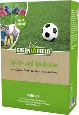 Produktbild von Rasensamen Greenfield Sport- & Spielrasen 2 kg 100 m²