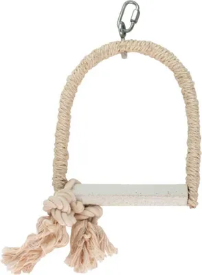 Produktbild von Kerbl Sisal 12x16x2cm Vogelschaukel Beige  Beige One Size