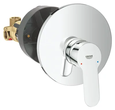 Produktbild von GROHE BauEdge, Hebelgriffe, Metall, Chrom