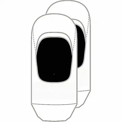 Produktbild von Camano Comfort Footie in Box uni NOS white, 2er Pack Damen, Herren Footies