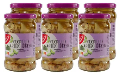 Produktbild von Gut & Günstig Gegrillte Artischocken (6 x 280g)