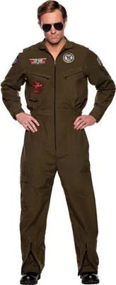 Produktbild von Top Gun Kampfpilot Karneval Faschingskostüm Herren Größe: XL-XXL