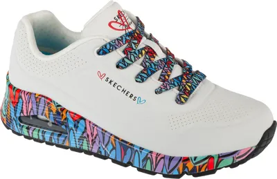 Produktbild von Skechers Uno - Ravaged Love 177918-WMLT, Sneaker, Damen, Weiß