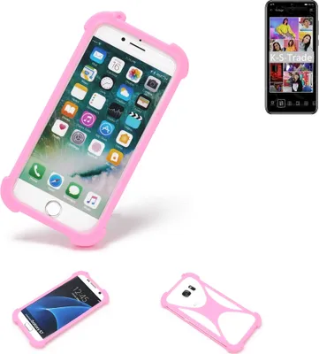 Produktbild von K-S-Trade Handy Hülle kompatibel mit Huawei Y8p Schutz Hülle Bumper Silikon Schutz Hülle Cover Case Silikoncase Silikonbumper TPU Softcase