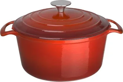 Image de Casserole ronde rouge Vogue