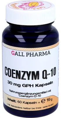 Obrázek produktu pro GALL PHARMA Koenzym Q-10 30 mg GPH kapsle, 60 kapslí