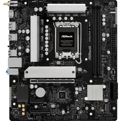 Produktbild von Asrock B860M-X WiFi, Intel, LGA 1851 (Socket V1), Intel Core Ultra (Series 2), DDR5-SDRAM, 128 GB, DIMM