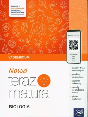 Zdjęcie produktu dla WSiP Nowa Teraz Matura 2025. Biologia Vademecum Zakres rozszerzony, Edukacyjny, Polski, 544 stron(y)
