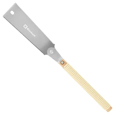 Produktbild von Einhell Japansäge RYOBA (320 mm, Sägeblatt 230 x 80 mm, 0,5 mm Materialstärke, SK5 Kohlenstoffstahl, 10/17 Zähne/Zoll, Holzgriff, 155 g, ovale Öse)