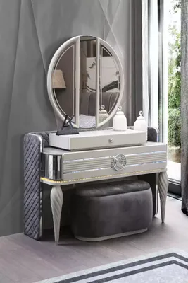 Immagine prodotto di Comò da camera da letto con specchio, consolle  design moderno