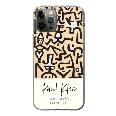 Produktbild von MuchoWow® Handyhülle Schutzhülle Hülle für iPhone 13 Pro Gemälde - Paul Klee - Komödianten Flugblatt Silikon Softcase Handy Hülle - Handy-Tasche