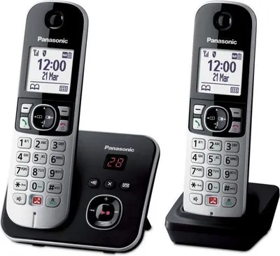 Immagine prodotto di Panasonic KXTG6862JTB DUO Cordless Segreteria Nero
