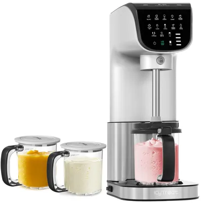 Produktbild von Zimilo 12-in-1 multifunktionale Eismaschine mit bürstenlosem Motor, Ein-Touch Bedienfeld, für hausgemachtes Eis, Sorbet und kalte Getränke