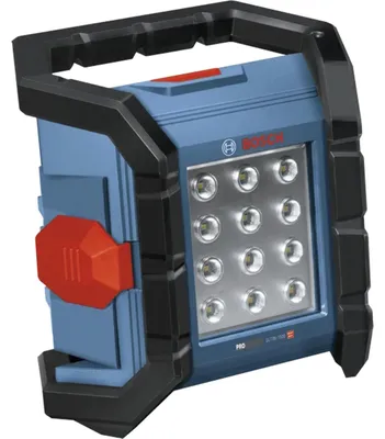 Obrázek produktu pro Bosch GLI18V-1500 akumulátorová stavební svítilna 18 V 1500 lm Solo (06014A8000) – bez akumulátoru, bez nabíječky