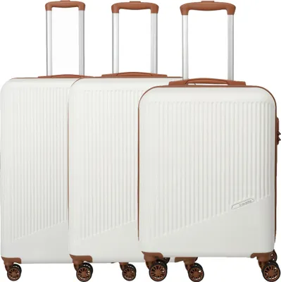 Produktbild von Travelite Trolley BALI 4w Hartschalenkoffer Set L/M/S Koffer Weiß