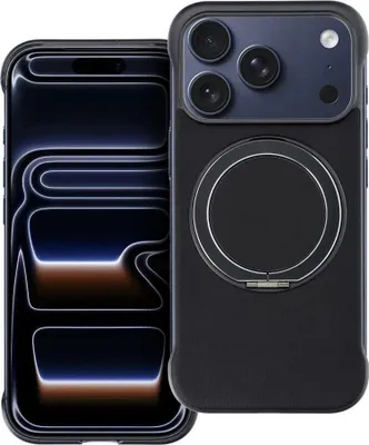 Image de Étui adapté à l'iPhone 17 Edge Free compatible avec MagSafe noir